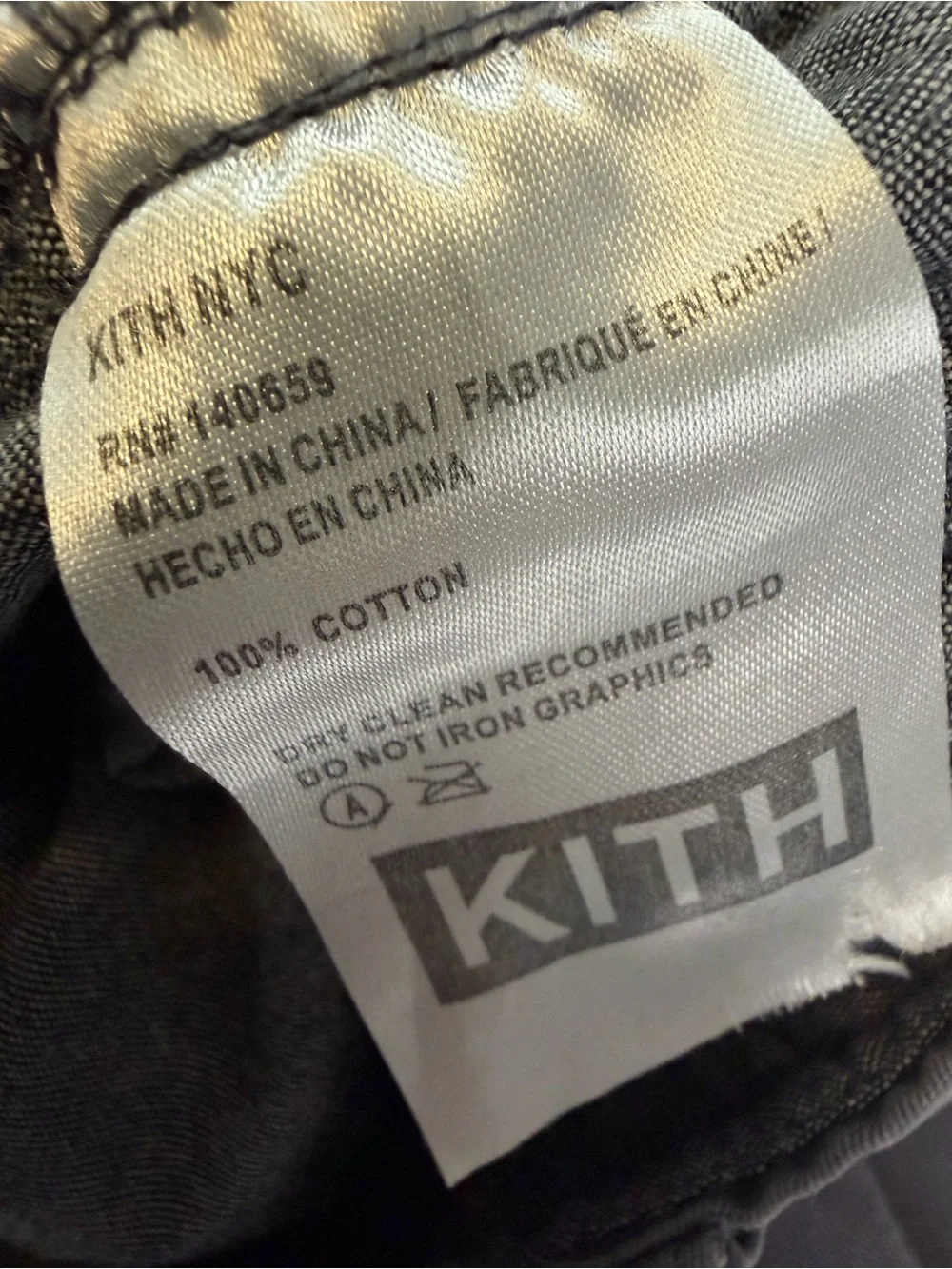 Kith Mercer Twill Jogger pants charcoal Gray Size 32 men’s $120 Retail